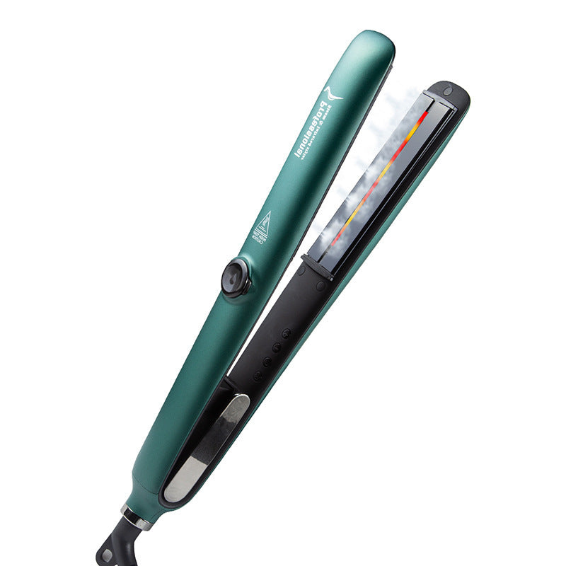 New Infrared Steam Hair Straightener & Curler with Spray Technology