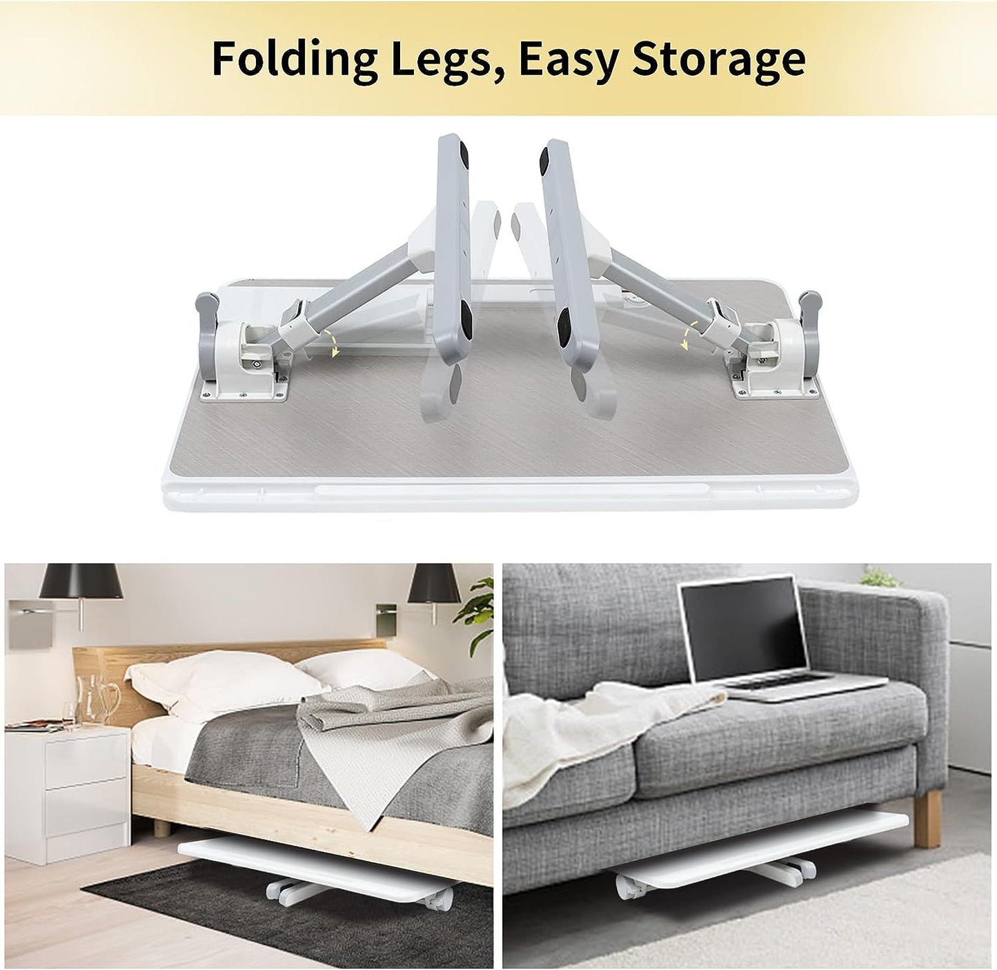 Ultimate Comfort Anywhere: Portable Adjustable Folding Table for Your Laptop | USA version