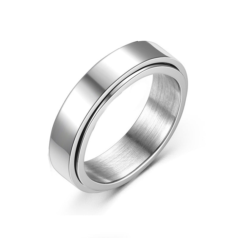 Titanium Steel Hip Hop Ring