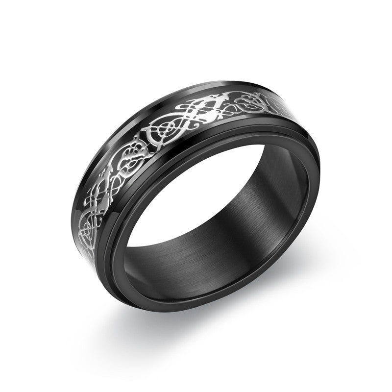 Titanium Steel Hip Hop Ring