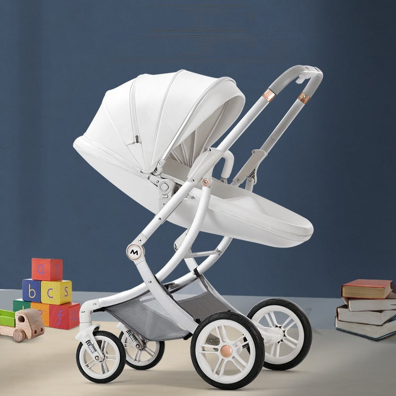 Timeless Elegance: Old Money Vintage-Style Luxury Baby Stroller and Car Seat Set