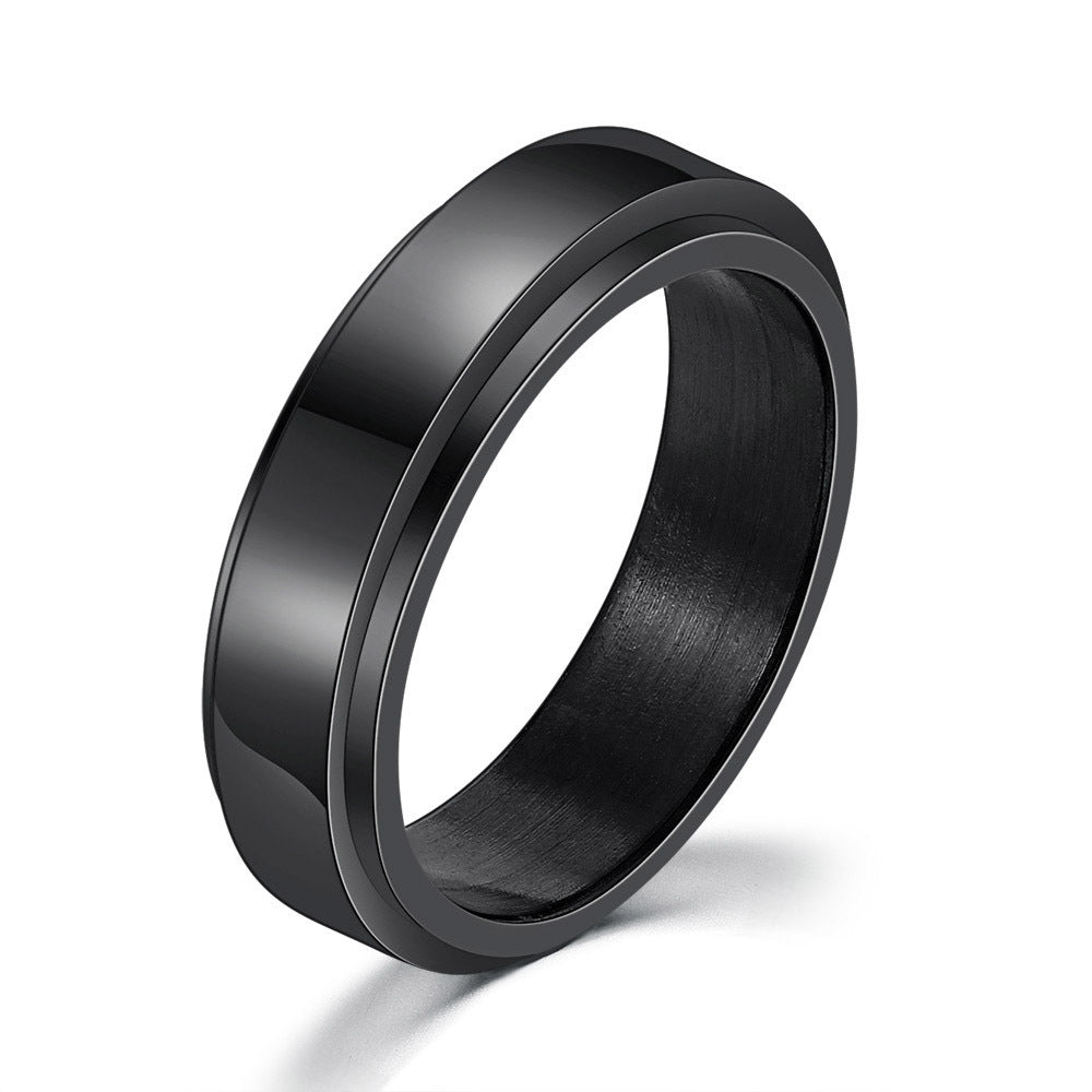 Titanium Steel Hip Hop Ring