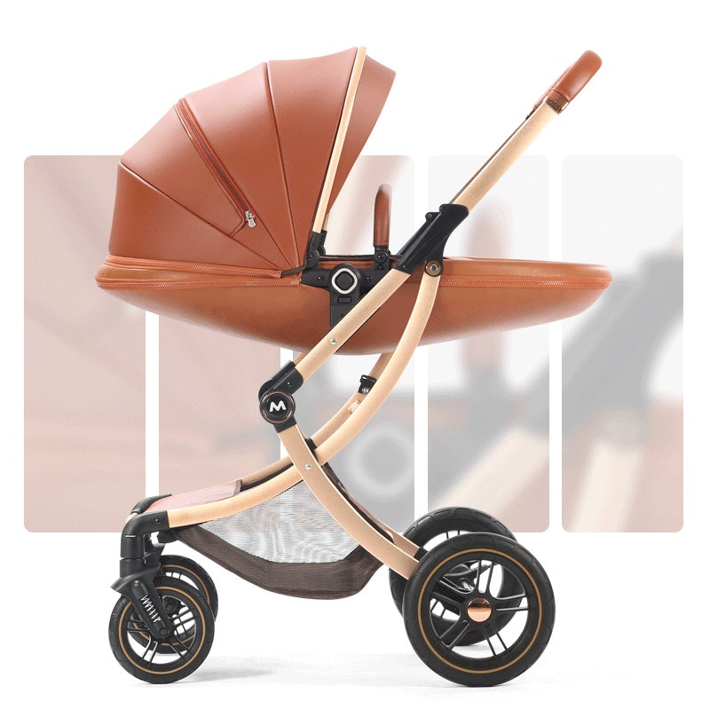 Timeless Elegance: Old Money Vintage-Style Luxury Baby Stroller and Car Seat Set