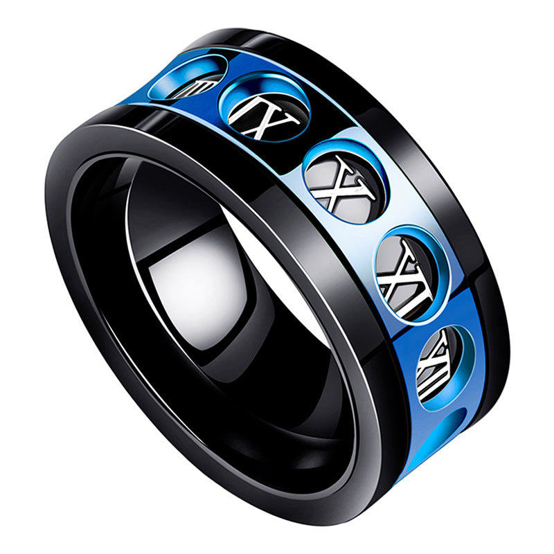 Titanium Steel Hip Hop Ring