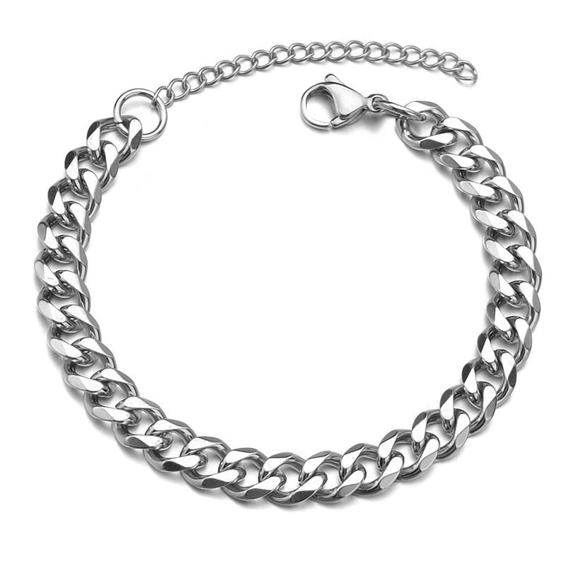 Men’s Miami Cuban Six-Sided Titanium Bracelet