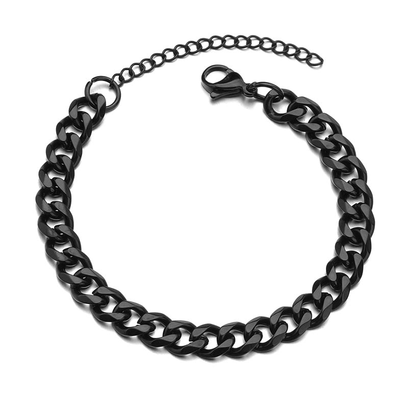 Men’s Miami Cuban Six-Sided Titanium Bracelet