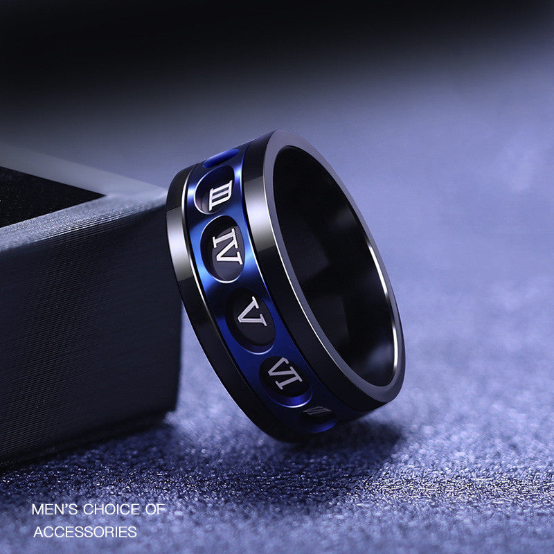 Titanium Steel Hip Hop Ring