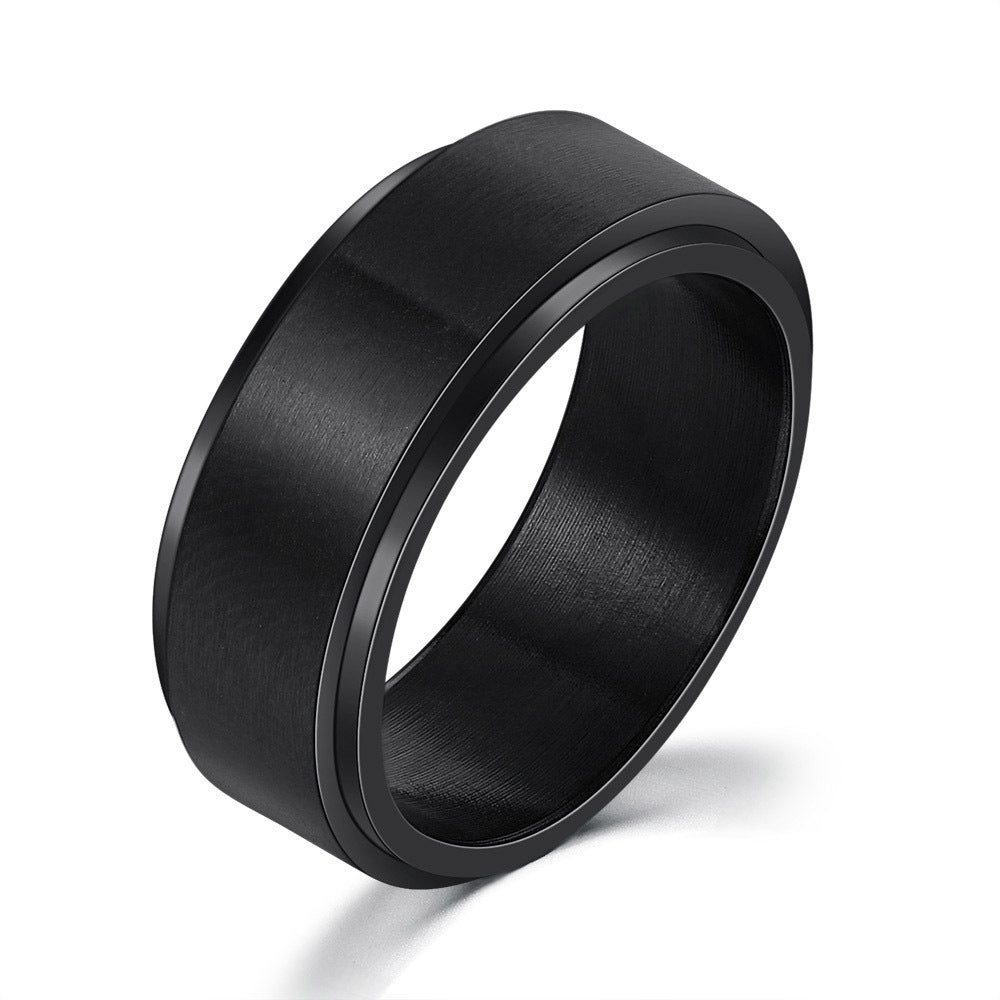 Titanium Steel Hip Hop Ring