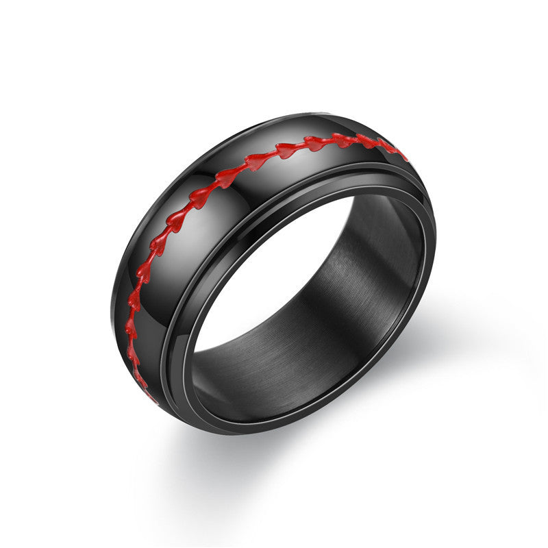 Titanium Steel Hip Hop Ring