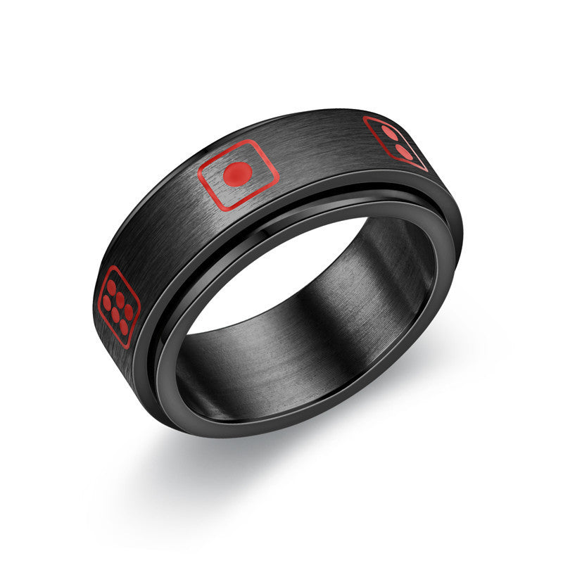 Titanium Steel Hip Hop Ring