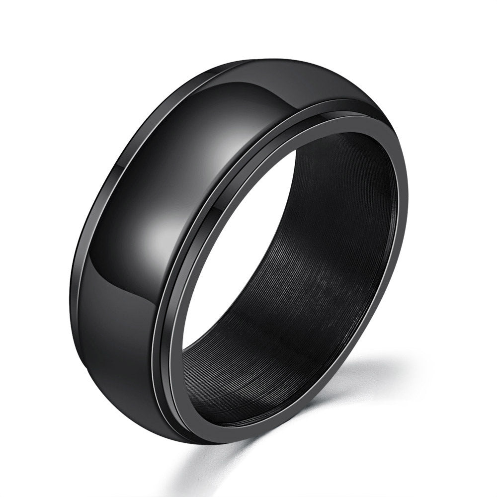 Titanium Steel Hip Hop Ring